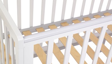 Детская кроватка серия 3400 POLINI Kids Simple 340 Белый / Серый в Миассе - предосмотр 6