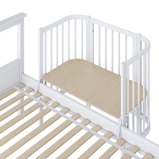 Детская кровать POLINI Kids Simple 105 Белый в Златоусте - изображение 2