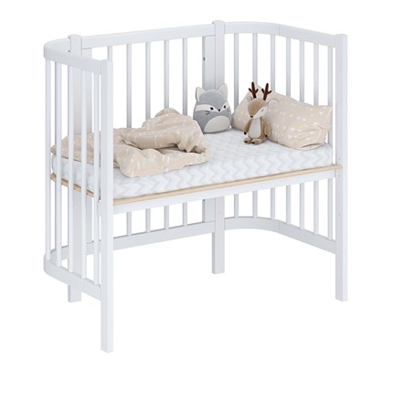 Детская кровать POLINI Kids Simple 105 Белый в Миассе - изображение