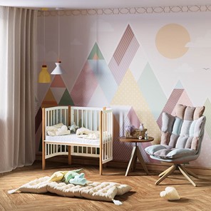 Приставная кровать POLINI Kids Simple 120 Белый / Бук в Челябинске - предосмотр 9