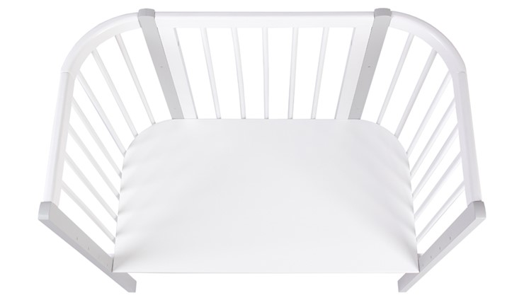 Детская кровать POLINI Kids Simple 120 Белый / Серый в Миассе - изображение 3