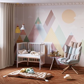 Детская кровать POLINI Kids Simple 120 Белый / Серый в Челябинске - предосмотр 7