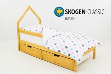 Детская кровать-домик мини Skogen дерево в Челябинске