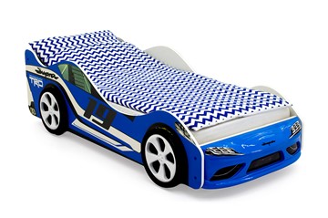 Детская кровать-машина Супра синяя в Копейске