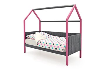 Детская кровать-домик «Svogen лаванда-графит» мягкая в Миассе