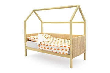 Детская кровать-домик «Svogen бежевый» мягкая в Миассе