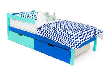 Кроватка Skogen classic мятно-синия в Златоусте