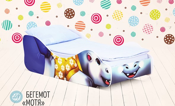 Кровать-зверенок Бегемот-Мотя в Челябинске - изображение