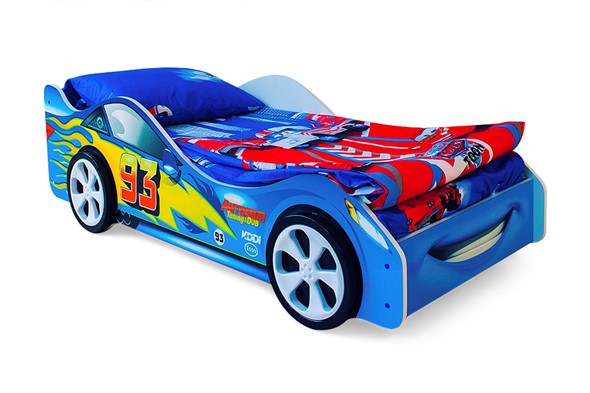 Кровать-машина Тачка синяя в Миассе - изображение