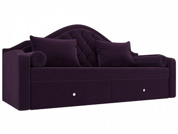 Диван-кровать Сойер, Фиолетовый (Велюр) в Миассе