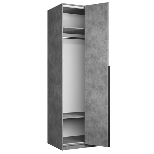 Шкаф 2-х дверный Локер Бетон (Гармошка) в Миассе - изображение 1