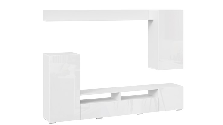 Гарнитур в гостиную Моретти (Белый, Белый глянец) в Миассе - изображение 2