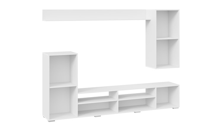 Гарнитур в гостиную Моретти (Белый, Белый глянец) в Миассе - изображение 3