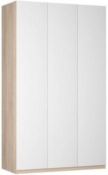 Шкаф Реал распашной (Push to open; R-198х135х45-1-PO), без зеркала в Миассе - изображение