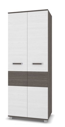 Шкаф 2-дверный В-20, Анкор светлый/темный в Миассе - изображение