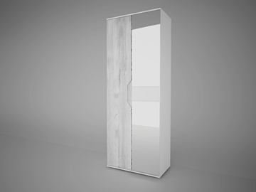 Шкаф 2-створчатый LEKO Сорренто 2 с зеркалами в Миассе