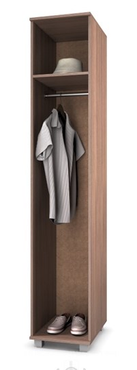 Распашной шкаф Е-11, Анкор светлый/темный в Миассе - изображение 1
