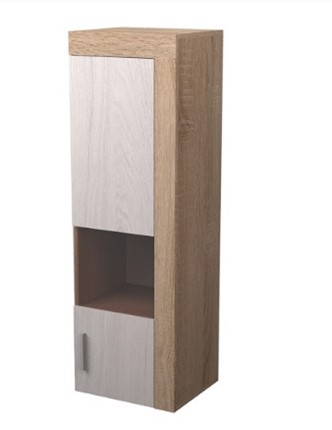 Шкаф одностворчатый Торонто ТШН-4, Дуб сонома-ЯАС в Миассе - изображение