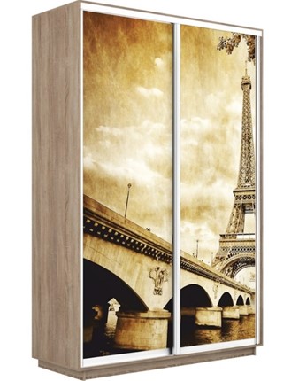 Шкаф Экспресс 1200x450x2400, Париж/дуб сонома в Челябинске - изображение