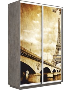 Шкаф Экспресс 1600x600x2400, Париж/бетон в Магнитогорске