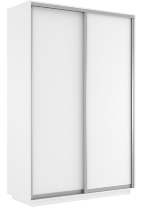 Шкаф 2-дверный Экспресс (ДСП) 1600х600х2200, белый снег в Челябинске - изображение