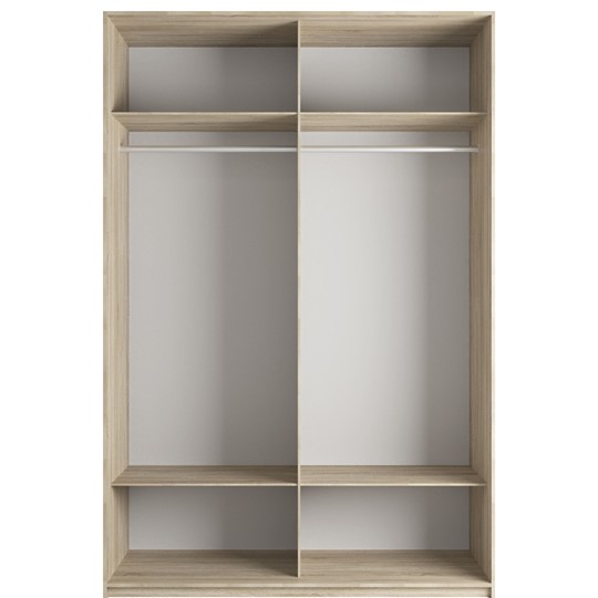 Шкаф 2-дверный Эста (ДСП/ДСП) 1800x660x2200, серый диамант в Миассе - изображение 1
