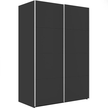 Шкаф 2-дверный Эста (ДСП/ДСП) 1800x660x2200, серый диамант в Миассе - изображение