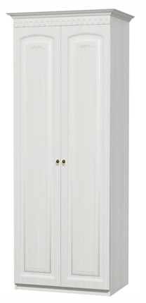 Шкаф Гармония-4, 2-х створчатый, цвет Дуб беленый в Копейске - изображение
