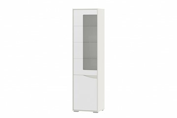 Распашной шкаф Монэ НМ 013.95, Меренга (ПВХ)/Белый текстурный в Копейске