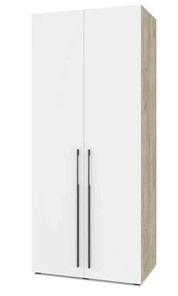Двухдверный шкаф Modern С23, Серый дуб/Белый в Магнитогорске