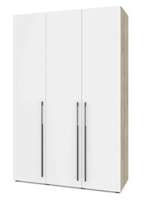 Распашной шкаф Modern С31, Серый дуб/Белый в Магнитогорске