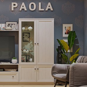 Шкаф в гостиную Paola 1, ясень анкор светлый в Челябинске - предосмотр 2