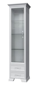 Шкаф-витрина Грация ШР-1, белый, 1 стекло, 420 в Миассе