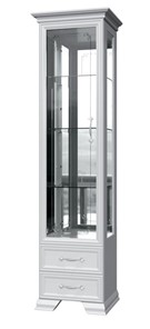 Шкаф-витрина Грация ШР-1, белый, 3 стекла, 420 в Миассе
