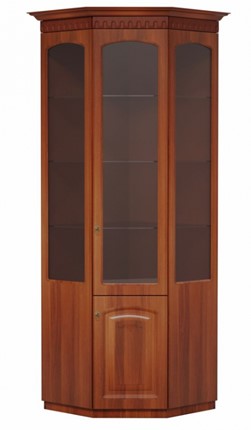 Угловой шкаф Гармония-4, витрина МЦН в Златоусте - изображение