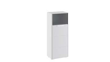 Шкаф Наоми комбинированный одностворчатый, цвет Белый глянец ТД-208.07.28 в Миассе