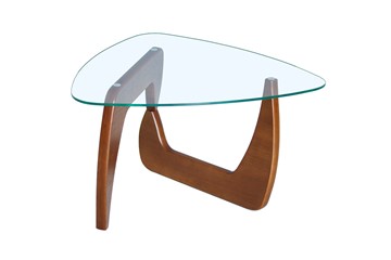 Стеклянный столик Берген-3, натуральный массив в Миассе