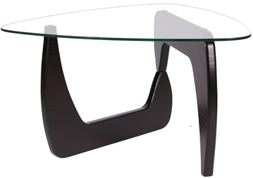 Стеклянный столик Берген-3, черный в Миассе