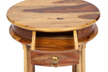 Кофейный стол Бомбей - 1149  палисандр, 45*45*60, натуральный (natural) арт.10049 в Миассе - предосмотр 1