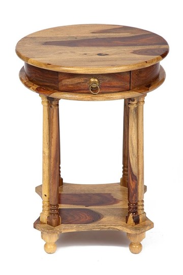 Кофейный стол Бомбей - 1149  палисандр, 45*45*60, натуральный (natural) арт.10049 в Миассе - изображение 2