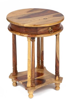 Кофейный стол Бомбей - 1149  палисандр, 45*45*60, натуральный (natural) арт.10049 в Миассе - изображение