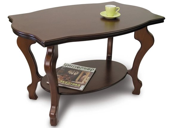 Журнальный стол Берже 1 (темно-коричневый) в Копейске - изображение