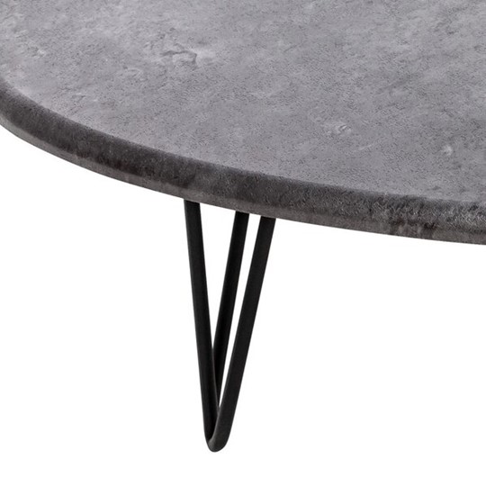 Столик Дадли (Черный/Серый бетон) в Миассе - изображение 5
