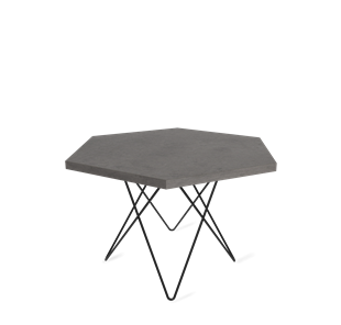 Журнальный столик SHT-TU37 / SHT-ТT20 70 ЛДСП (бетон чикаго темно-серый/черный муар) в Миассе
