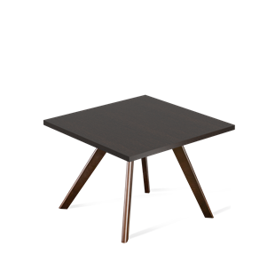Квадратный столик SHT-S39 / SHT-TT 60/60 ЛДСП (венге луизиана/венге) в Миассе