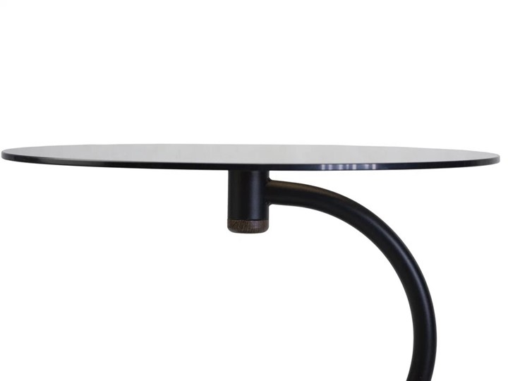 Стеклянный столик Дуэт 13Н (черный-дуб маррон-тонированное) в Копейске - изображение 4
