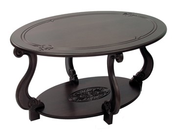 Овальный стол Овация-М (Темно-коричневый) в Миассе