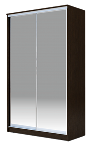 Шкаф 2400х1200х620 Хит-24-12/2-88, Матовое стекло, Венге в Копейске