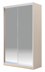 Шкаф 2-х дверный 2400х1682х620 Хит-24-17-88, Матовое стекло, Дуб млечный в Магнитогорске
