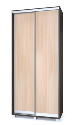 Шкаф 2-х дверный Роланд Р11-Р61, Дуб млечный/Венге в Миассе - изображение